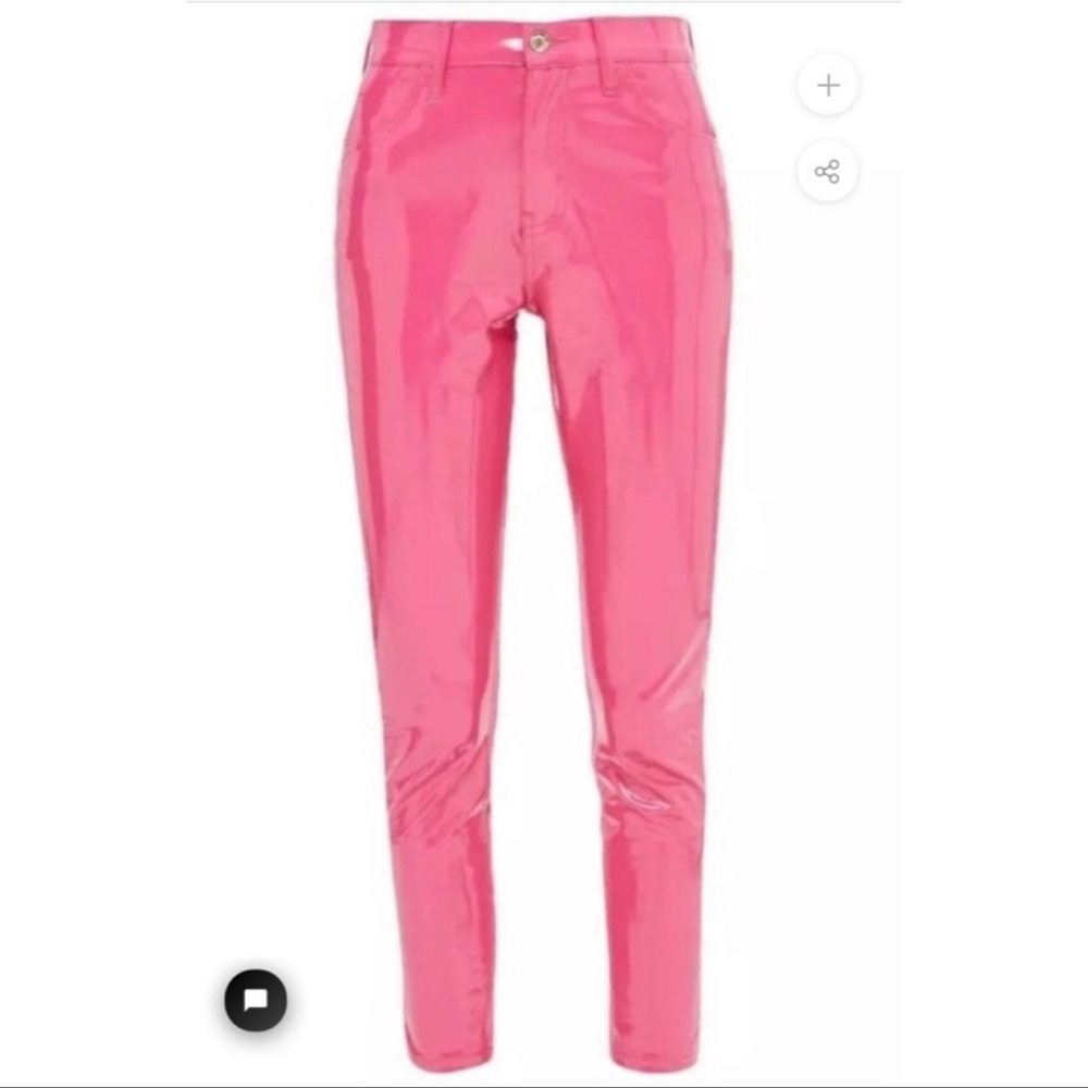 Love labels pink patent pants